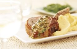 Seared Pork with Caper and Lemon Butter Sauce